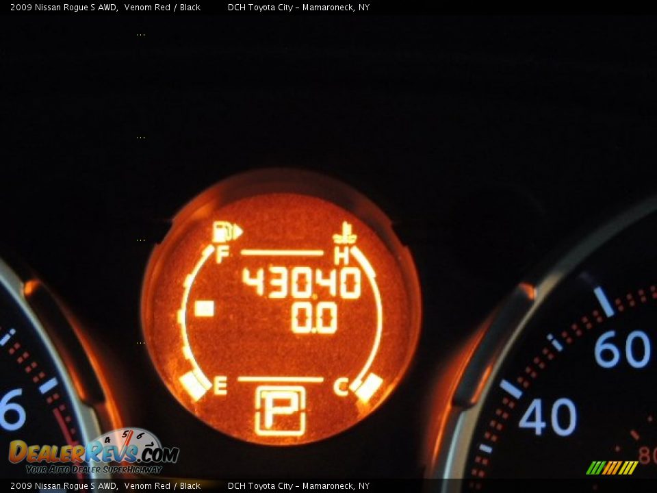2009 Nissan Rogue S AWD Venom Red / Black Photo #23