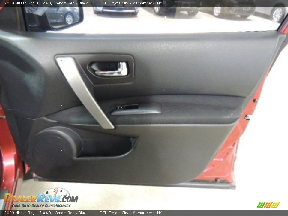 2009 Nissan Rogue S AWD Venom Red / Black Photo #27