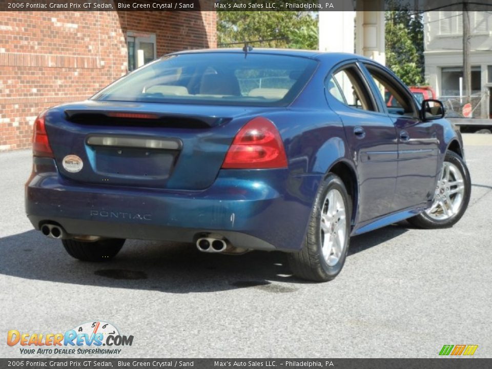 Blue Green Crystal 2006 Pontiac Grand Prix GT Sedan Photo #3