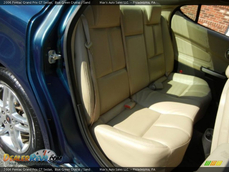 2006 Pontiac Grand Prix GT Sedan Blue Green Crystal / Sand Photo #7