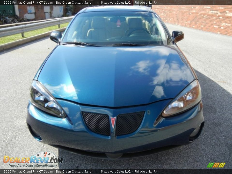 2006 Pontiac Grand Prix GT Sedan Blue Green Crystal / Sand Photo #9