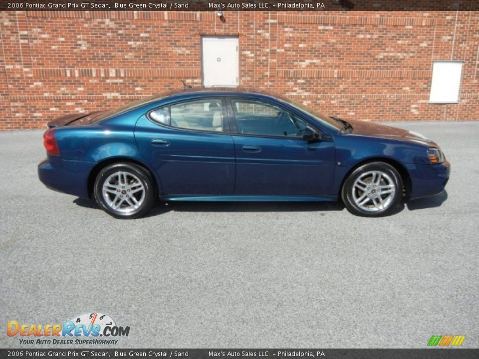 Blue Green Crystal 2006 Pontiac Grand Prix GT Sedan Photo #12