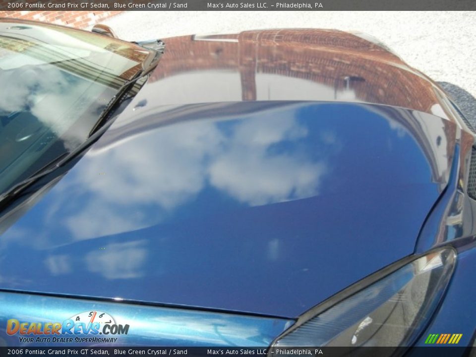 2006 Pontiac Grand Prix GT Sedan Blue Green Crystal / Sand Photo #14