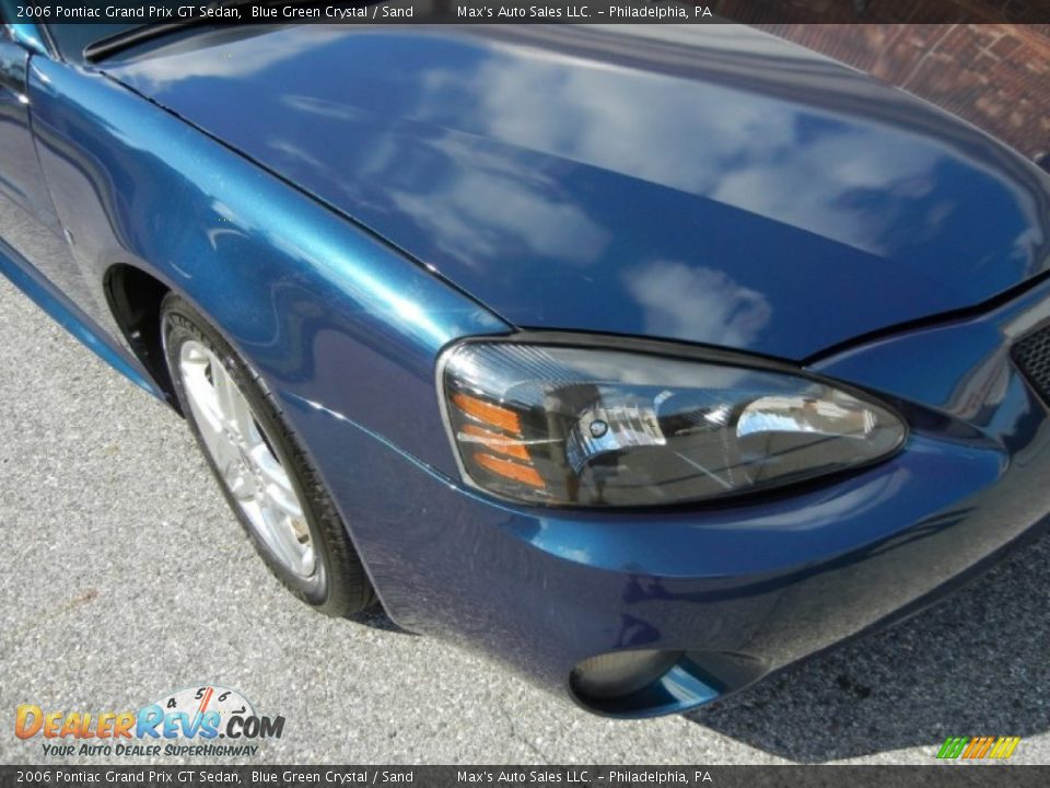 2006 Pontiac Grand Prix GT Sedan Blue Green Crystal / Sand Photo #15