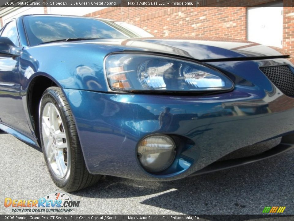 2006 Pontiac Grand Prix GT Sedan Blue Green Crystal / Sand Photo #16