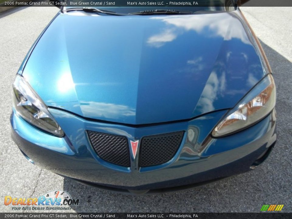 2006 Pontiac Grand Prix GT Sedan Blue Green Crystal / Sand Photo #17