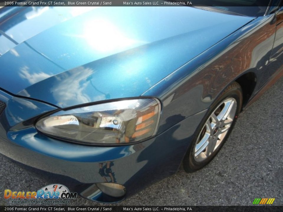 2006 Pontiac Grand Prix GT Sedan Blue Green Crystal / Sand Photo #19