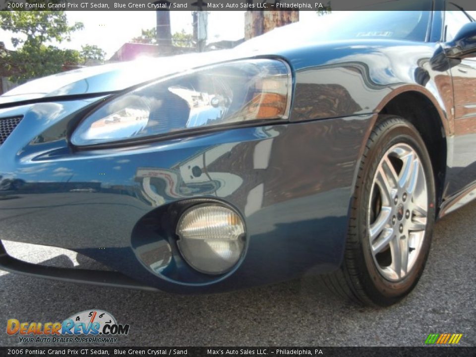 2006 Pontiac Grand Prix GT Sedan Blue Green Crystal / Sand Photo #20