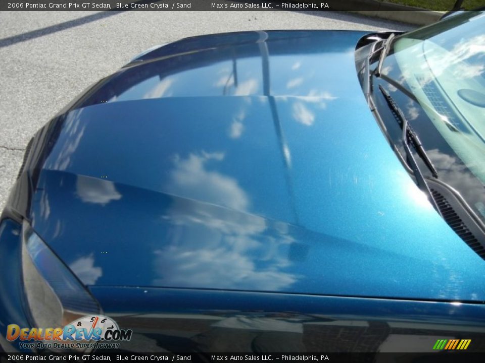 2006 Pontiac Grand Prix GT Sedan Blue Green Crystal / Sand Photo #22