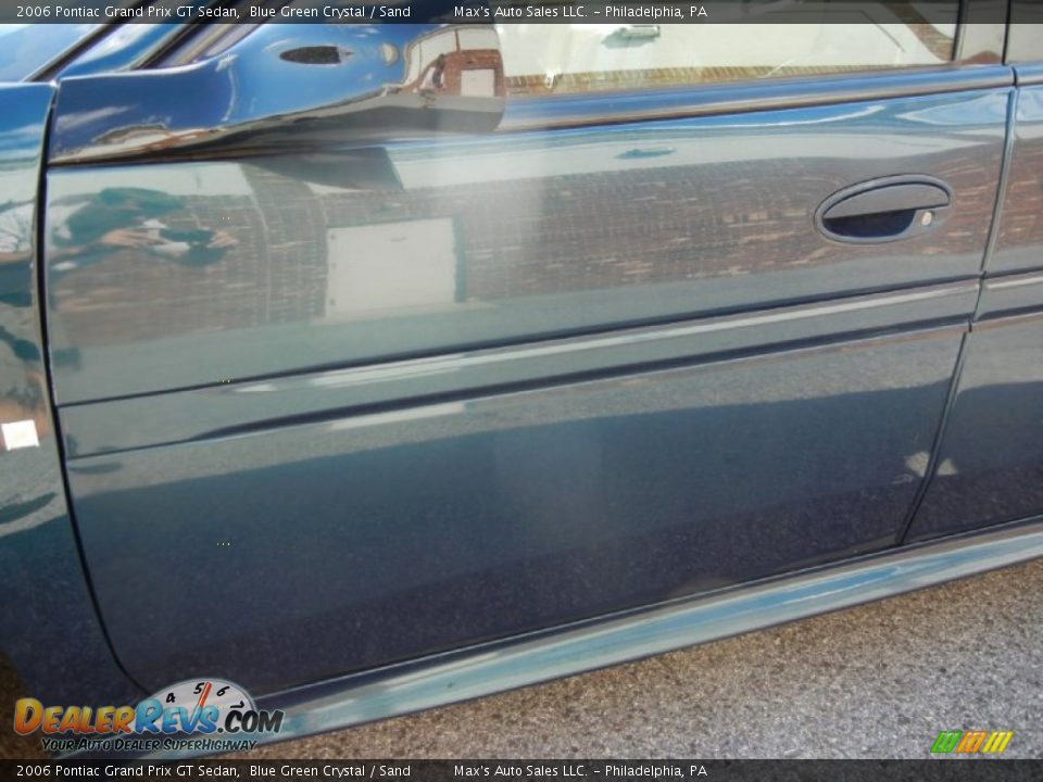 2006 Pontiac Grand Prix GT Sedan Blue Green Crystal / Sand Photo #23