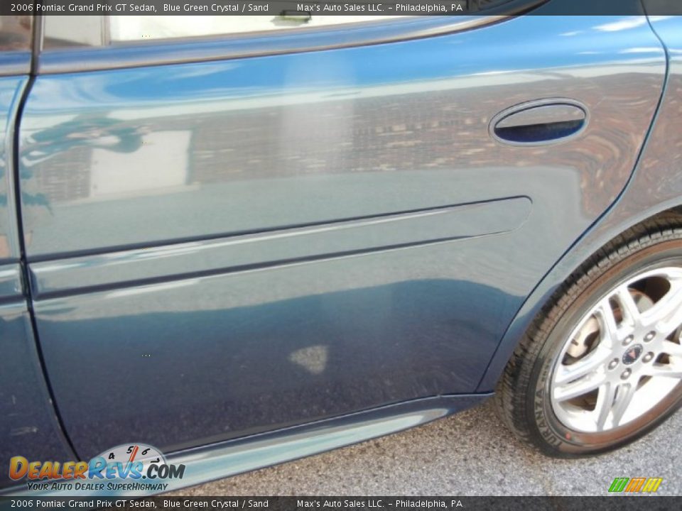 2006 Pontiac Grand Prix GT Sedan Blue Green Crystal / Sand Photo #24