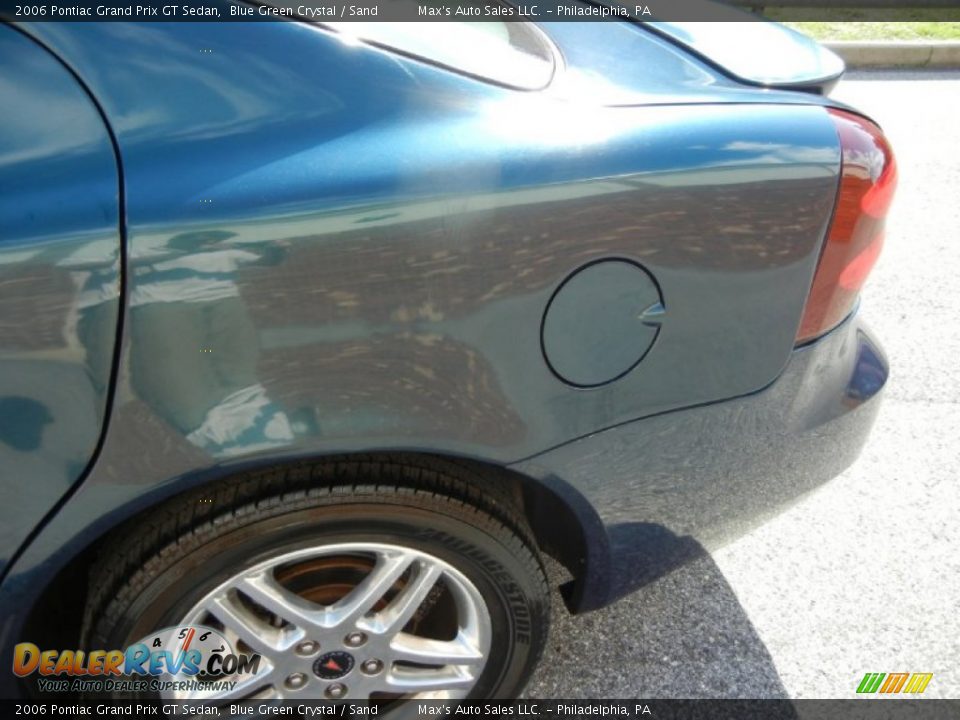 2006 Pontiac Grand Prix GT Sedan Blue Green Crystal / Sand Photo #25