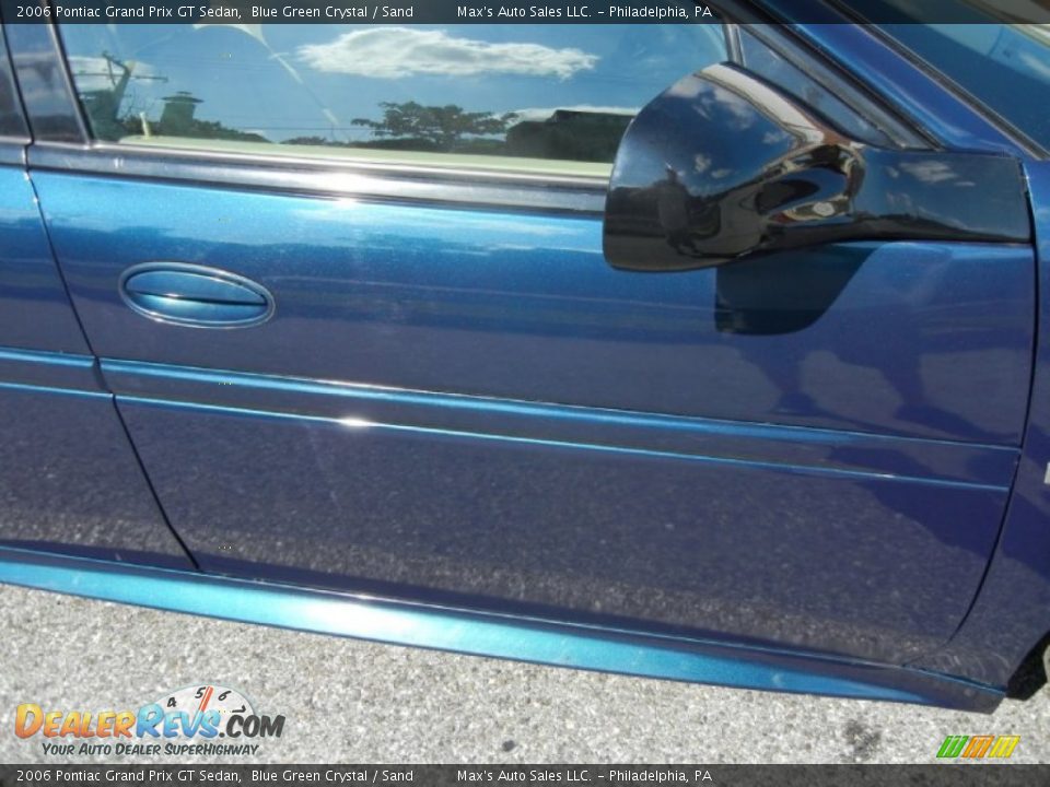 2006 Pontiac Grand Prix GT Sedan Blue Green Crystal / Sand Photo #36