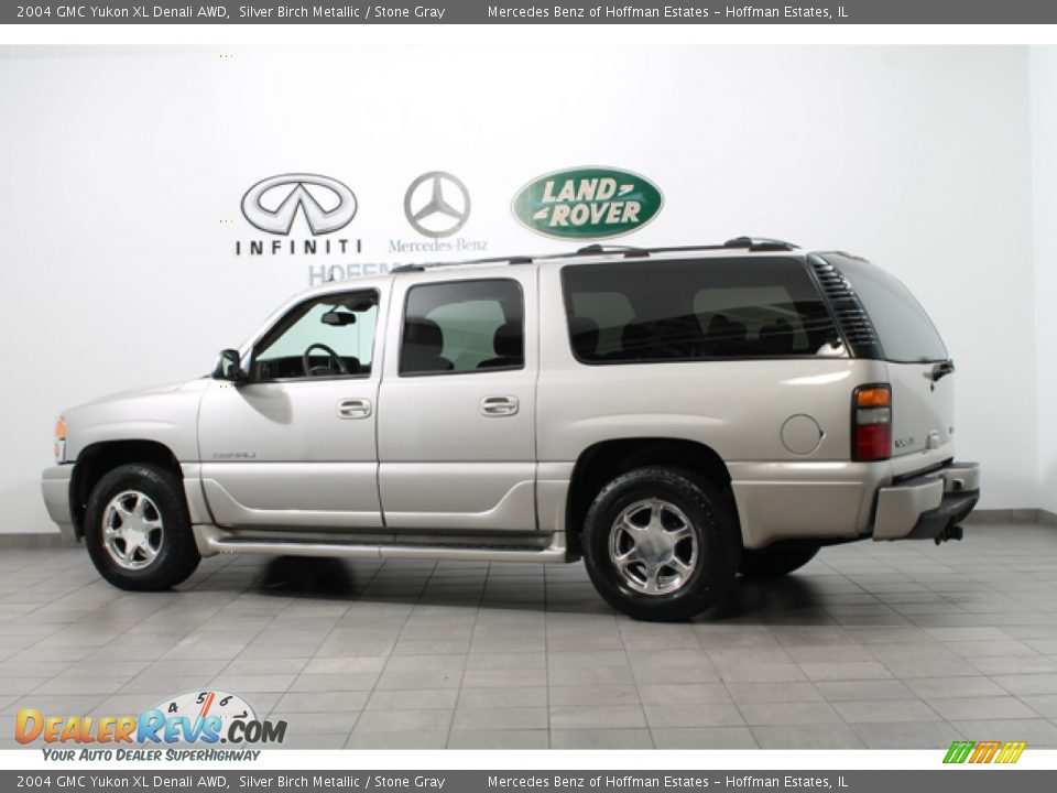 2004 GMC Yukon XL Denali AWD Silver Birch Metallic / Stone Gray Photo #5