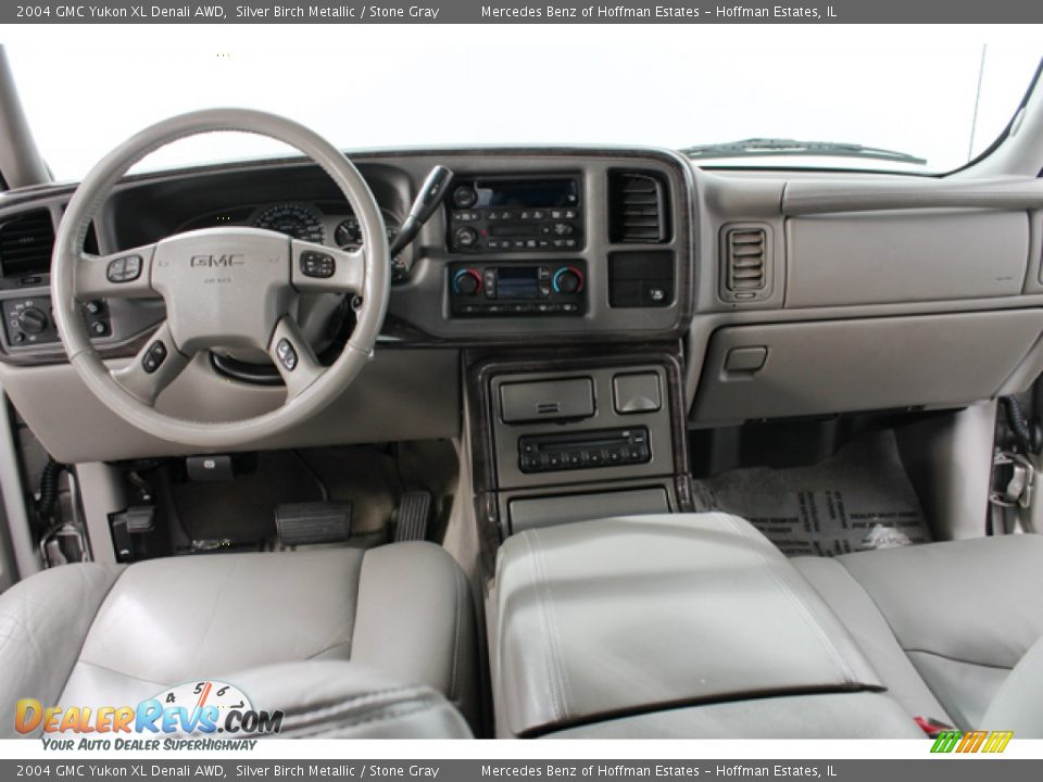 2004 GMC Yukon XL Denali AWD Silver Birch Metallic / Stone Gray Photo #6