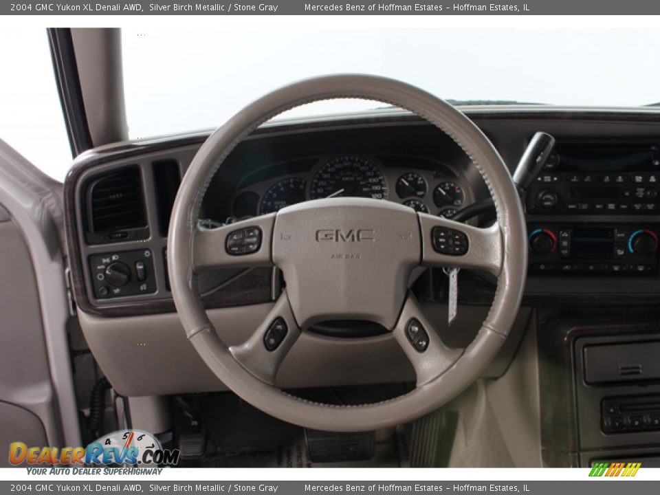 2004 GMC Yukon XL Denali AWD Silver Birch Metallic / Stone Gray Photo #7