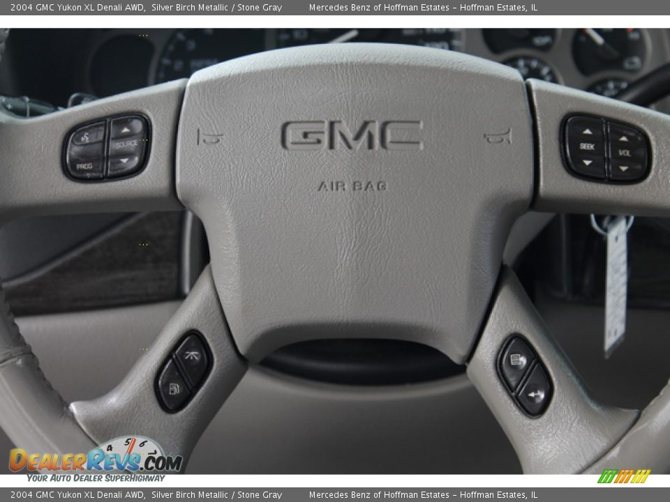 2004 GMC Yukon XL Denali AWD Silver Birch Metallic / Stone Gray Photo #8