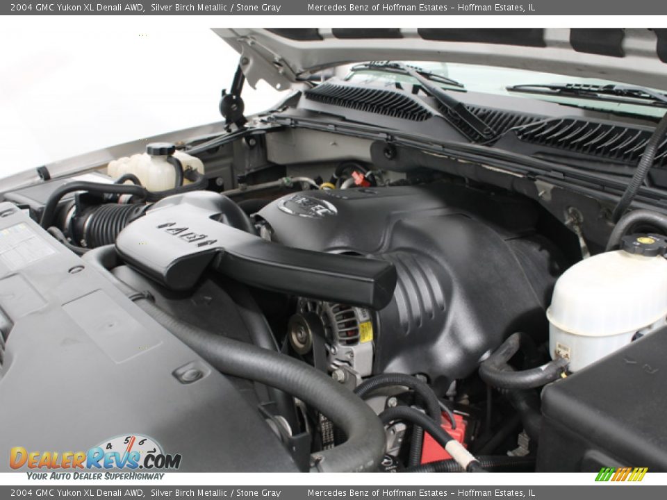 2004 GMC Yukon XL Denali AWD Silver Birch Metallic / Stone Gray Photo #25