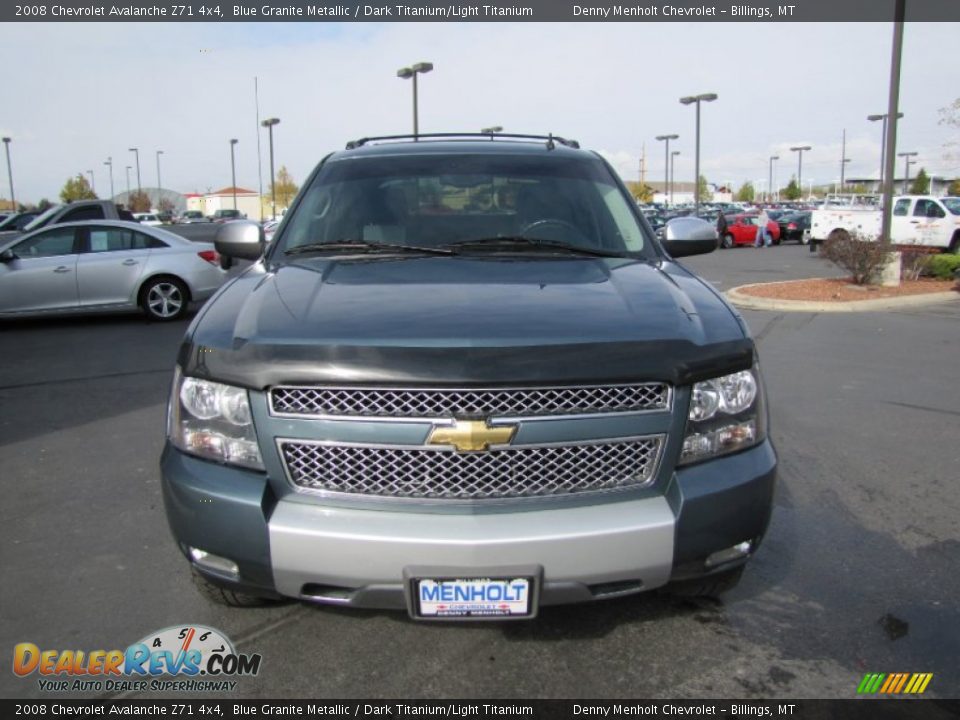 2008 Chevrolet Avalanche Z71 4x4 Blue Granite Metallic / Dark Titanium/Light Titanium Photo #9