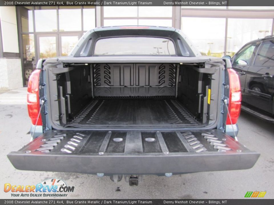 2008 Chevrolet Avalanche Z71 4x4 Blue Granite Metallic / Dark Titanium/Light Titanium Photo #10