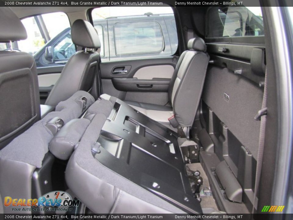 2008 Chevrolet Avalanche Z71 4x4 Blue Granite Metallic / Dark Titanium/Light Titanium Photo #11