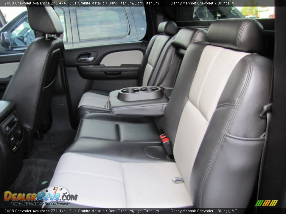 2008 Chevrolet Avalanche Z71 4x4 Blue Granite Metallic / Dark Titanium/Light Titanium Photo #12