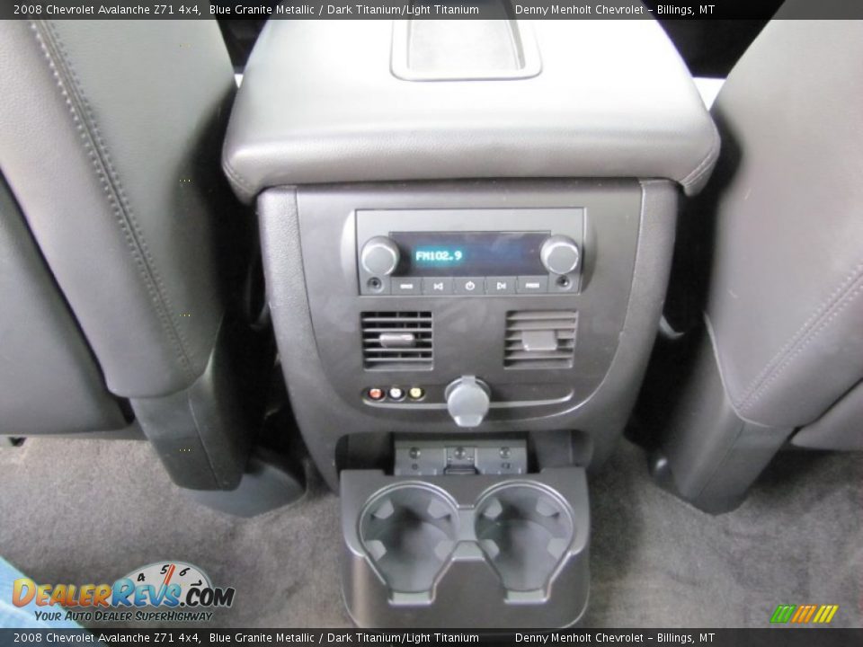 2008 Chevrolet Avalanche Z71 4x4 Blue Granite Metallic / Dark Titanium/Light Titanium Photo #13