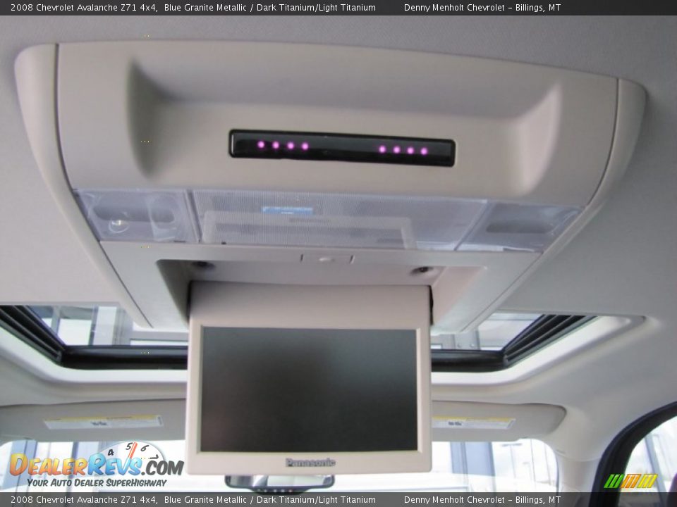2008 Chevrolet Avalanche Z71 4x4 Blue Granite Metallic / Dark Titanium/Light Titanium Photo #14