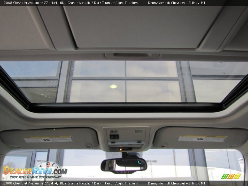 2008 Chevrolet Avalanche Z71 4x4 Blue Granite Metallic / Dark Titanium/Light Titanium Photo #15
