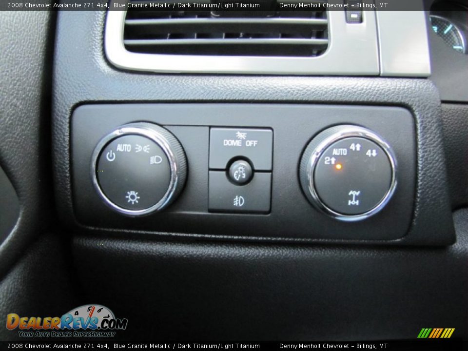 2008 Chevrolet Avalanche Z71 4x4 Blue Granite Metallic / Dark Titanium/Light Titanium Photo #20