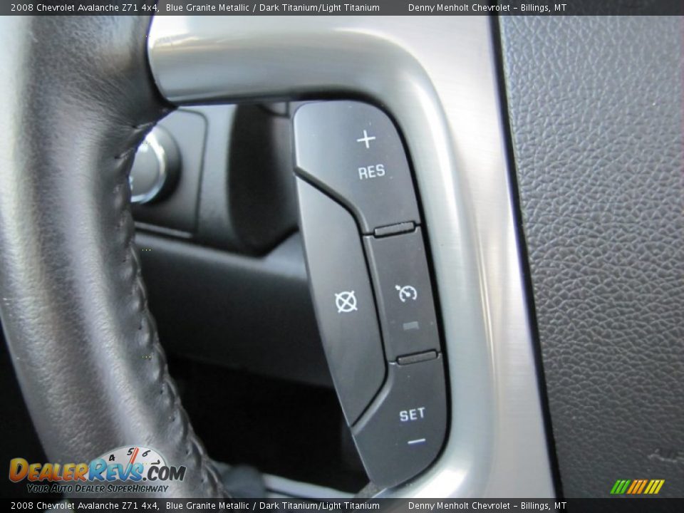 2008 Chevrolet Avalanche Z71 4x4 Blue Granite Metallic / Dark Titanium/Light Titanium Photo #21