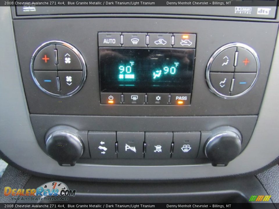 2008 Chevrolet Avalanche Z71 4x4 Blue Granite Metallic / Dark Titanium/Light Titanium Photo #27