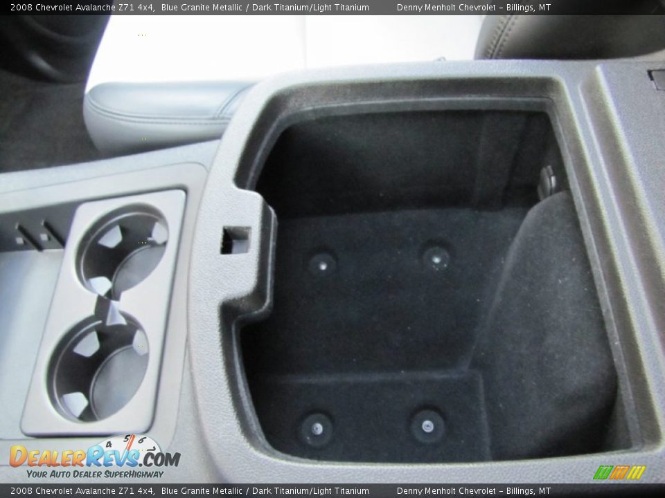 2008 Chevrolet Avalanche Z71 4x4 Blue Granite Metallic / Dark Titanium/Light Titanium Photo #28