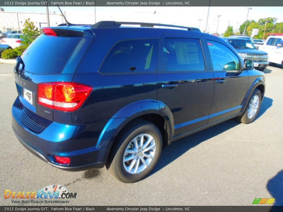Fathom Blue Pearl 2013 Dodge Journey SXT Photo #6