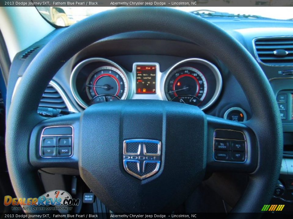 2013 Dodge Journey SXT Steering Wheel Photo #16