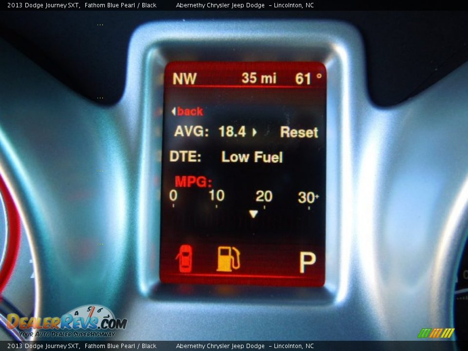 2013 Dodge Journey SXT Fathom Blue Pearl / Black Photo #17