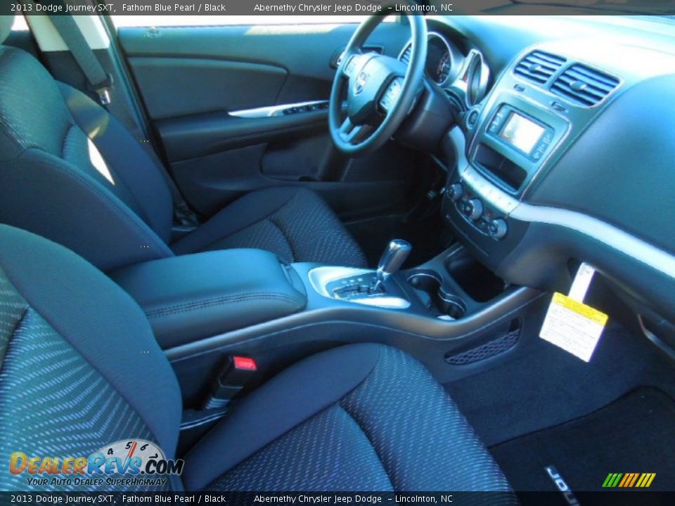 2013 Dodge Journey SXT Fathom Blue Pearl / Black Photo #25