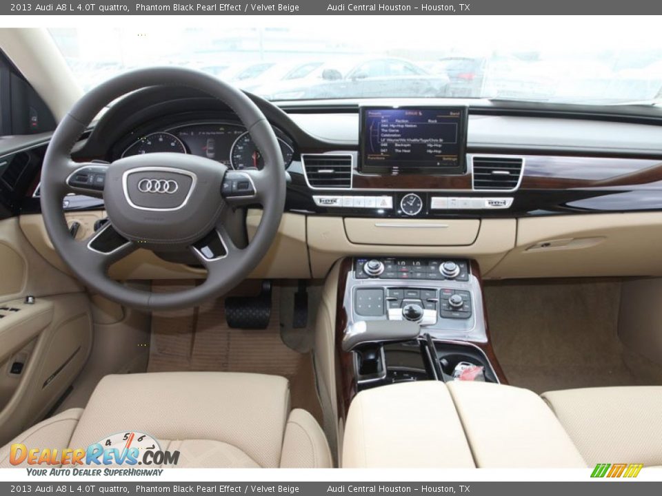 Dashboard of 2013 Audi A8 L 4.0T quattro Photo #16