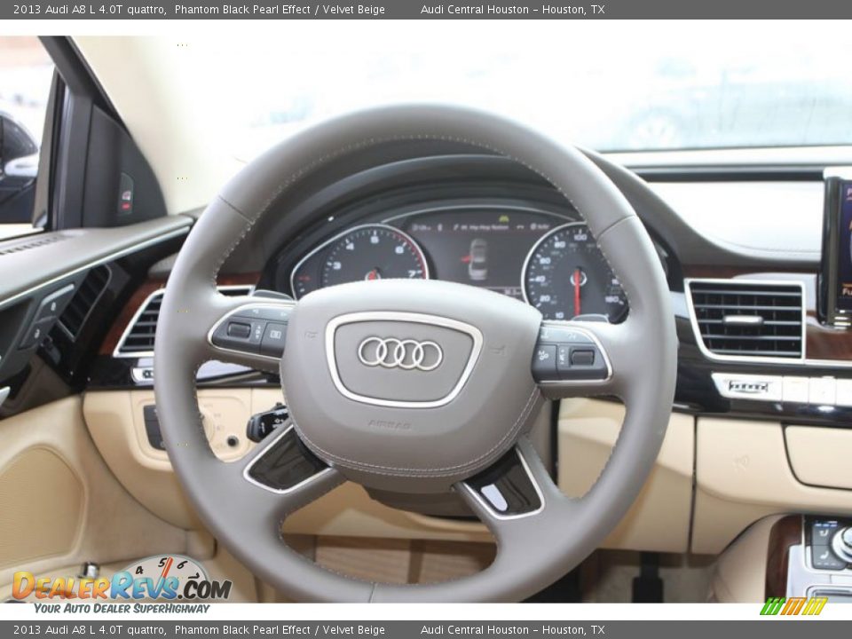 2013 Audi A8 L 4.0T quattro Steering Wheel Photo #17