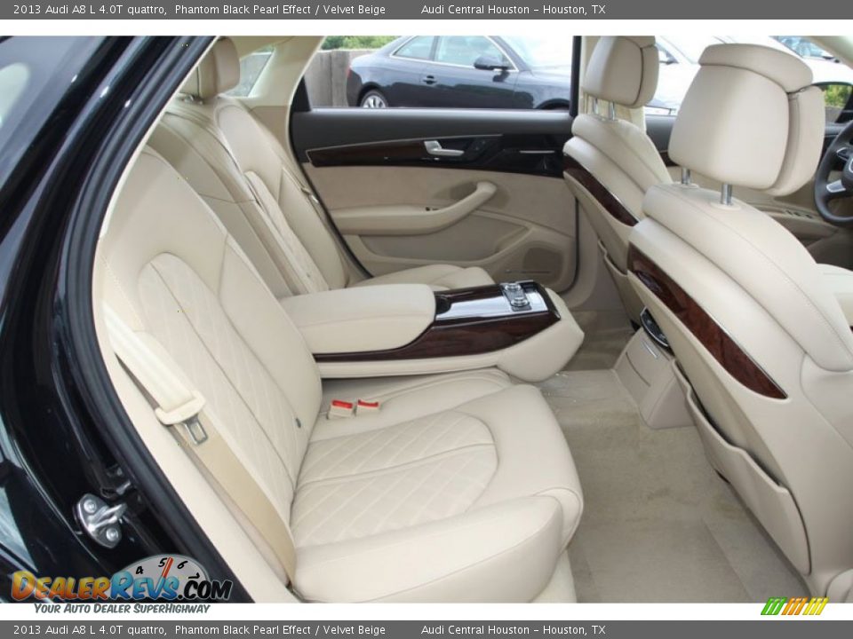 Rear Seat of 2013 Audi A8 L 4.0T quattro Photo #26