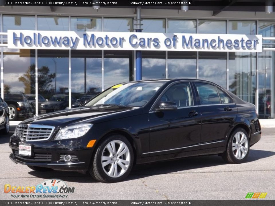 2010 Mercedes-Benz C 300 Luxury 4Matic Black / Almond/Mocha Photo #1