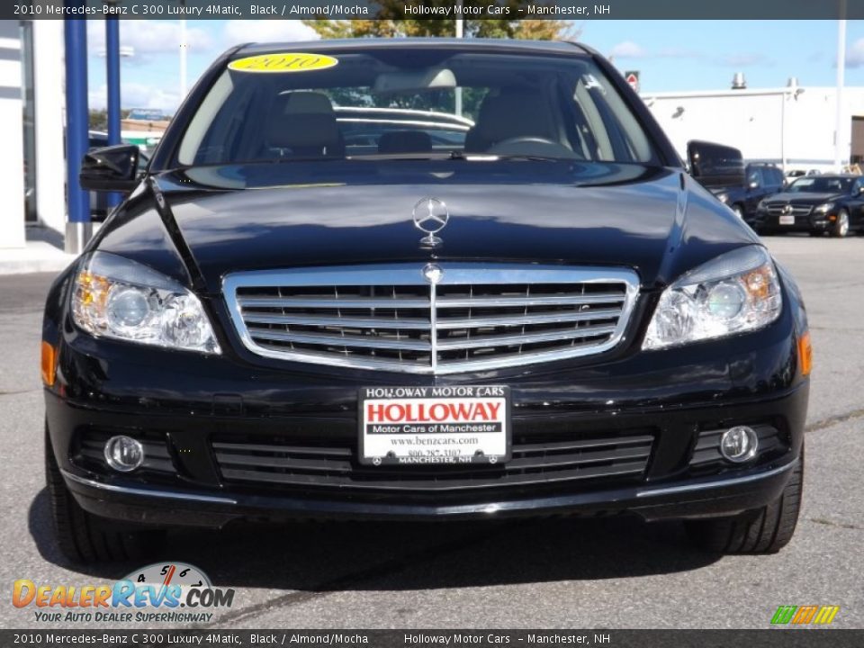 2010 Mercedes-Benz C 300 Luxury 4Matic Black / Almond/Mocha Photo #2