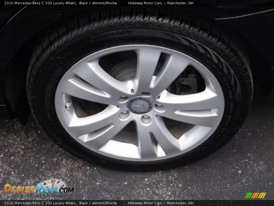 2010 Mercedes-Benz C 300 Luxury 4Matic Black / Almond/Mocha Photo #5