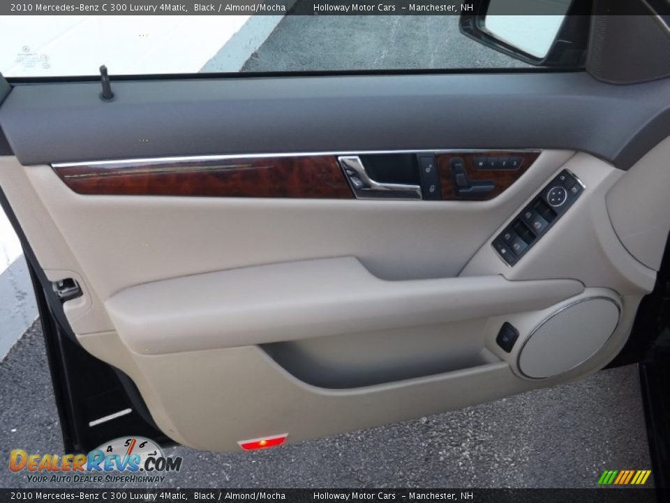 2010 Mercedes-Benz C 300 Luxury 4Matic Black / Almond/Mocha Photo #8