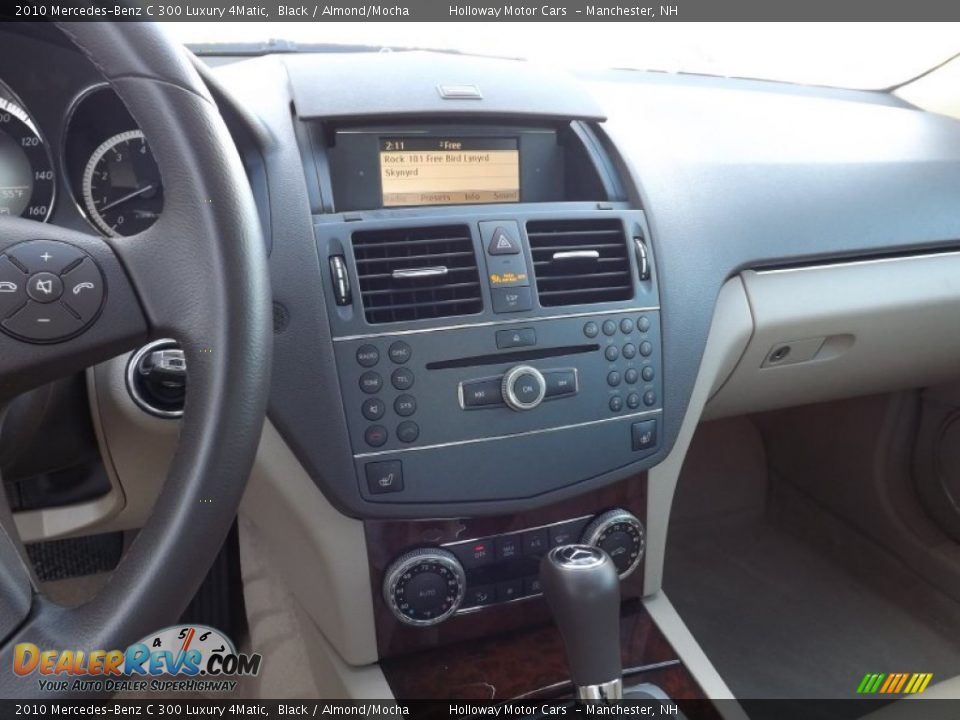 2010 Mercedes-Benz C 300 Luxury 4Matic Black / Almond/Mocha Photo #10