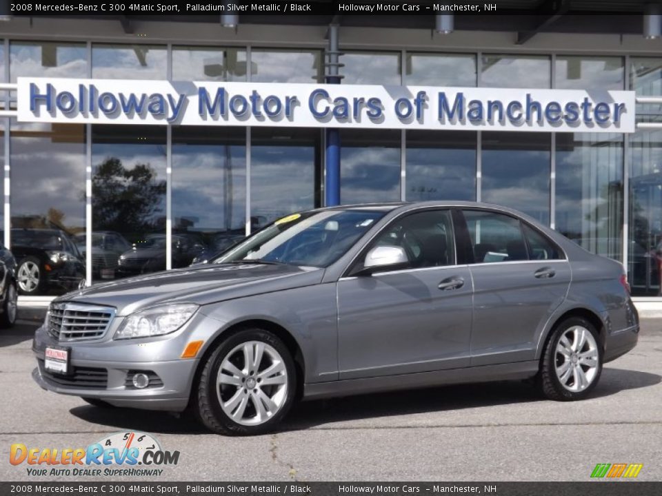 2008 Mercedes-Benz C 300 4Matic Sport Palladium Silver Metallic / Black Photo #1
