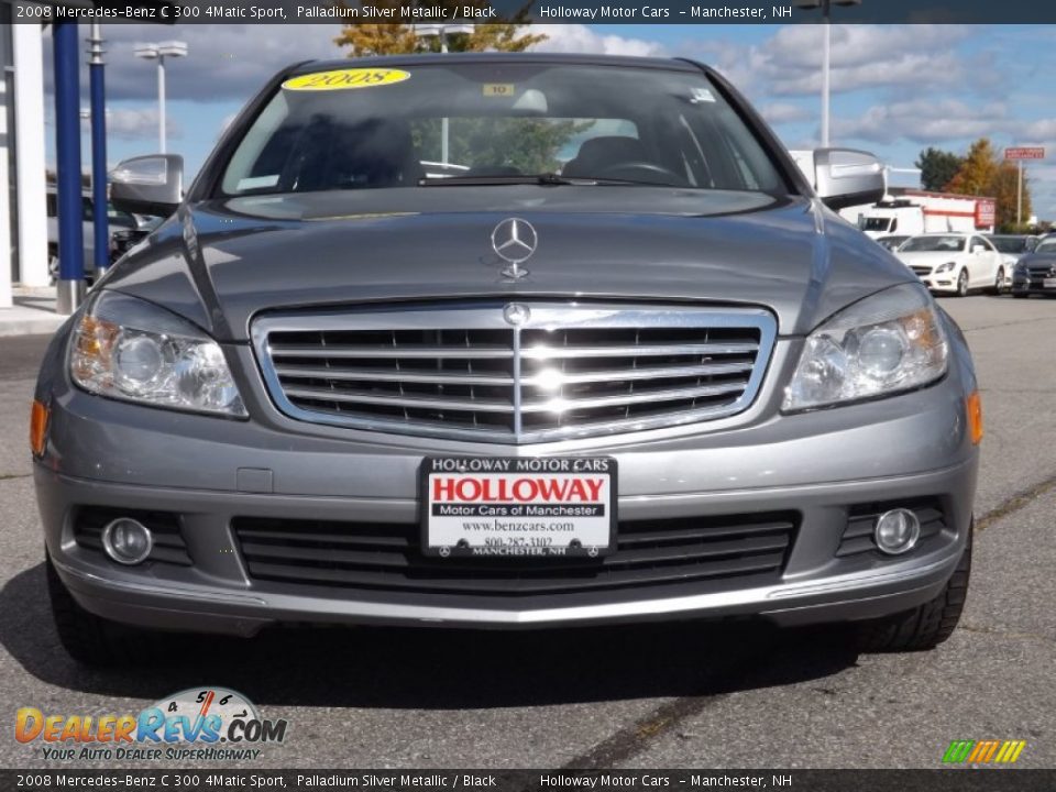2008 Mercedes-Benz C 300 4Matic Sport Palladium Silver Metallic / Black Photo #2