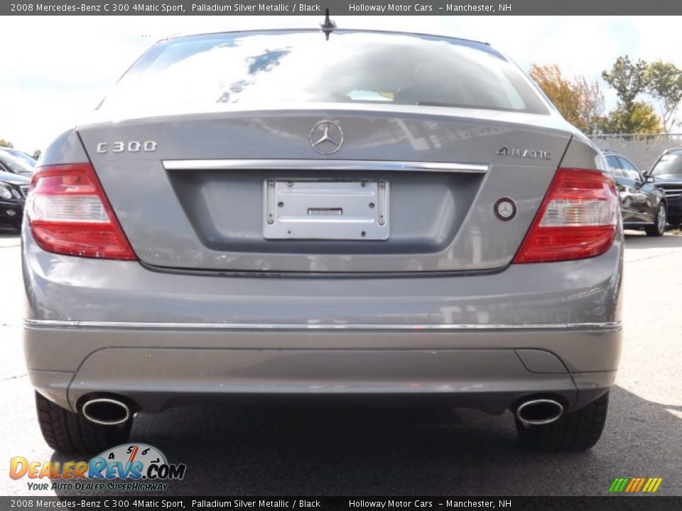 2008 Mercedes-Benz C 300 4Matic Sport Palladium Silver Metallic / Black Photo #4