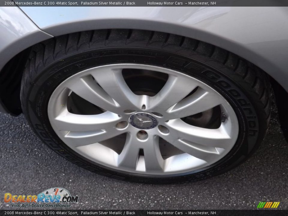 2008 Mercedes-Benz C 300 4Matic Sport Palladium Silver Metallic / Black Photo #5