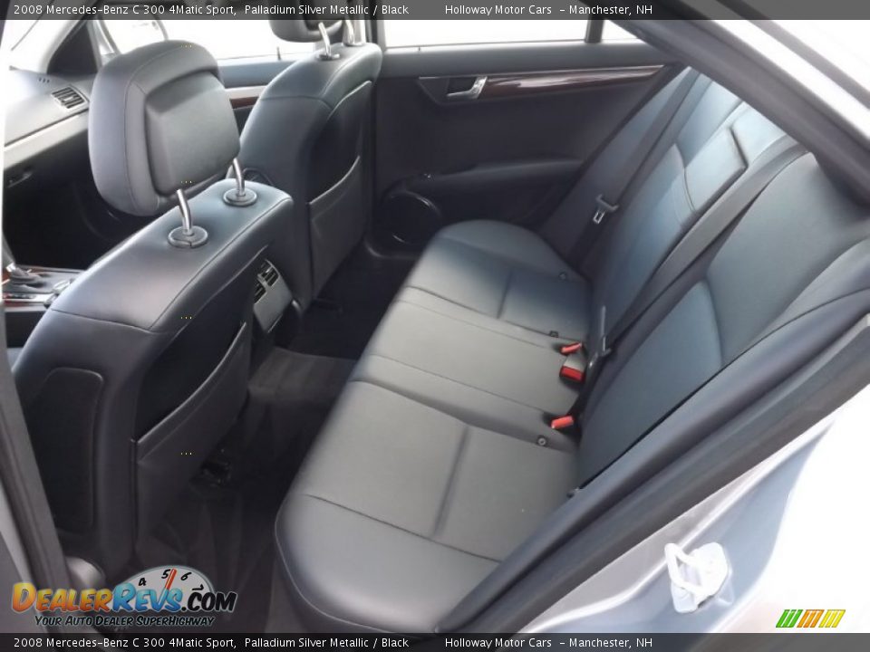 2008 Mercedes-Benz C 300 4Matic Sport Palladium Silver Metallic / Black Photo #6